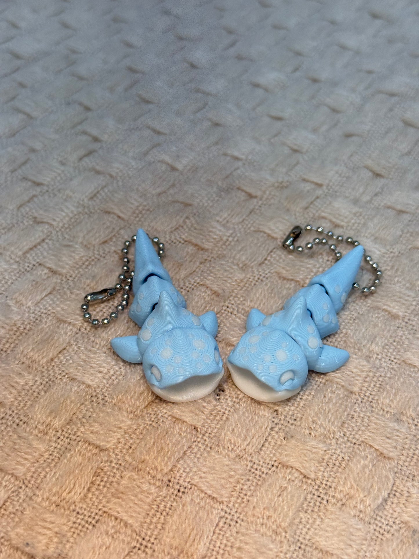 Cute Whale Keychain