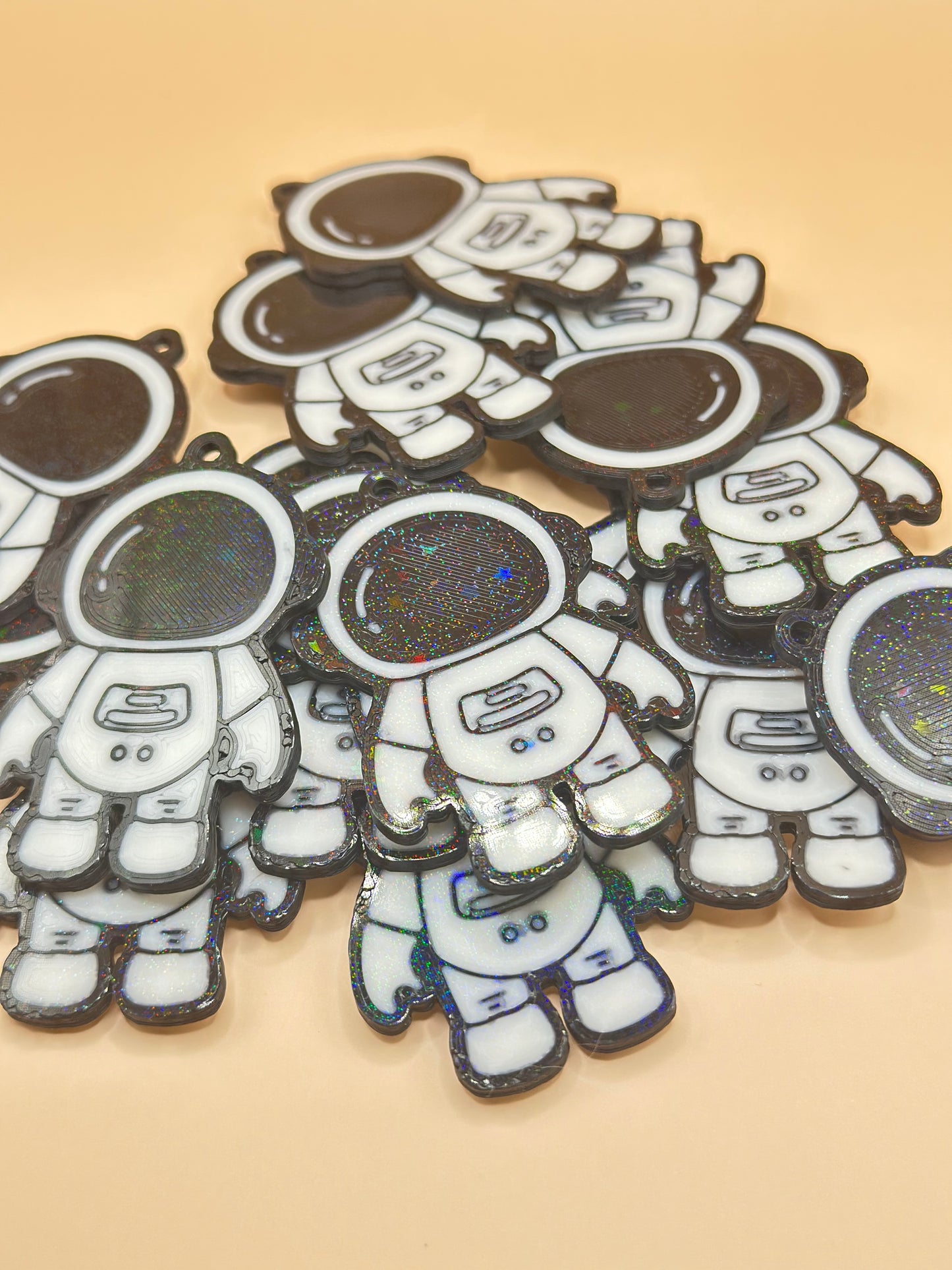 Astronaut keychain set of 10