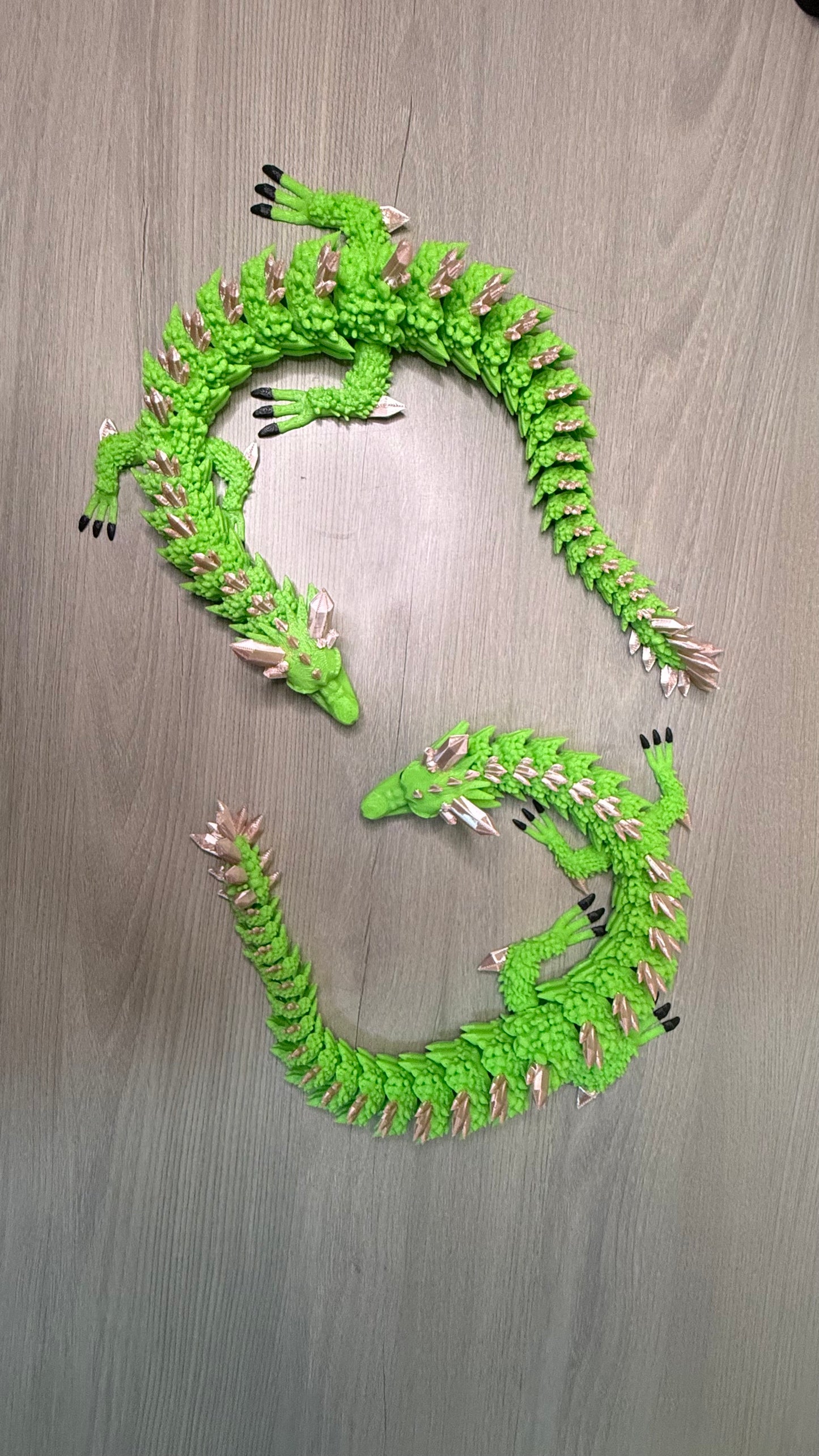 Pink/green drangon