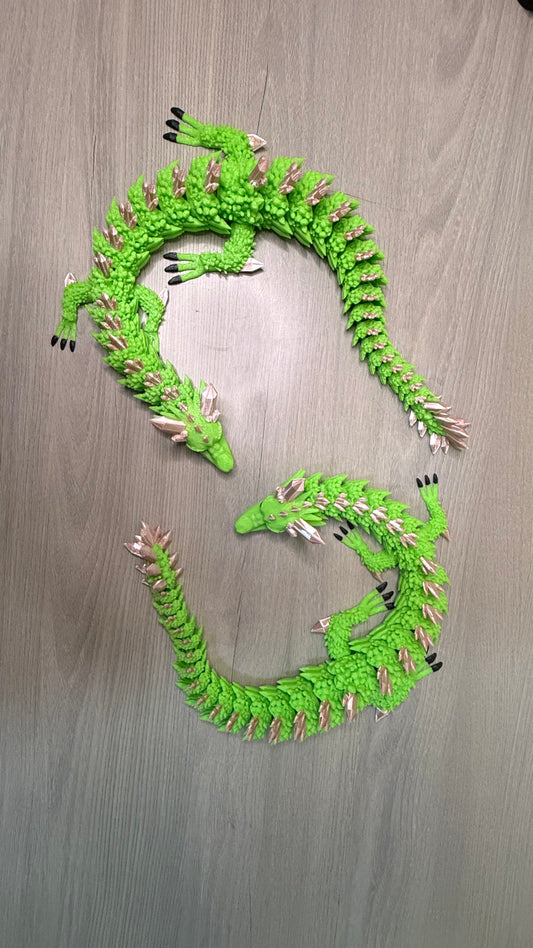 Pink/green drangon