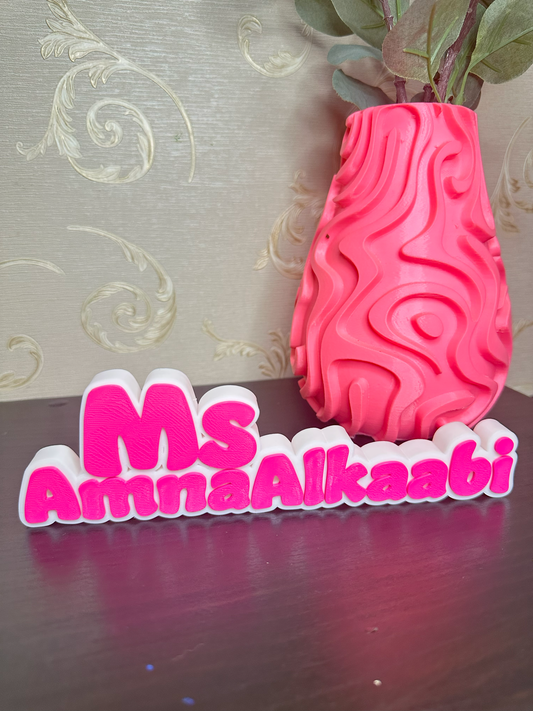 name sign
