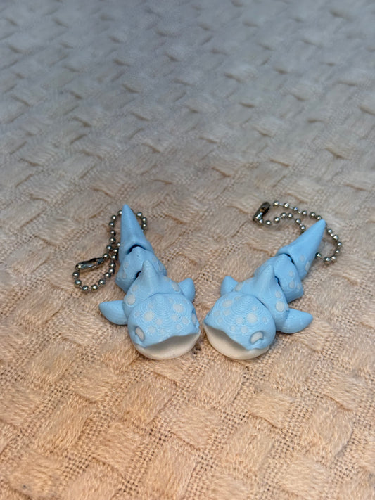Cute Whale Keychain