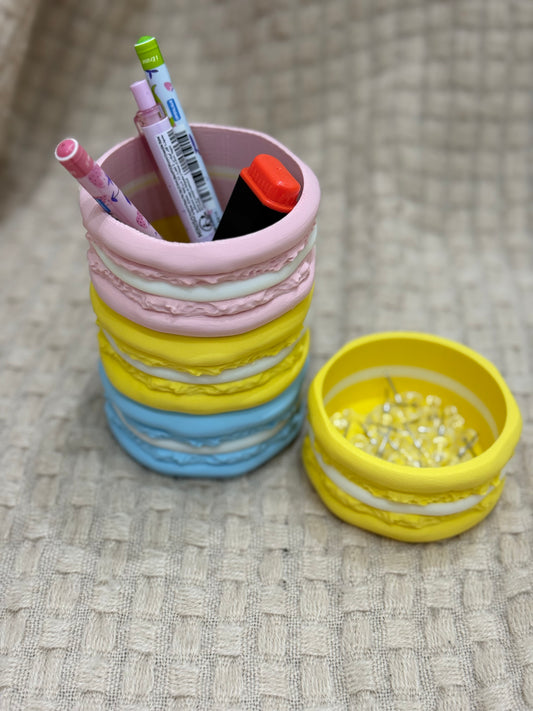 Macaron Desk Organizer 2 piece